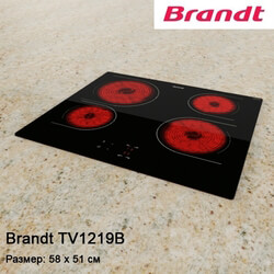 Kitchen appliance - Hobs Brandt TV 1219 B 