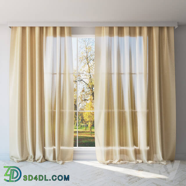 Curtain - Curtains. A set of 12 models