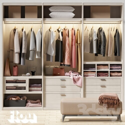 Clothes and shoes - Wardrobe Flou 