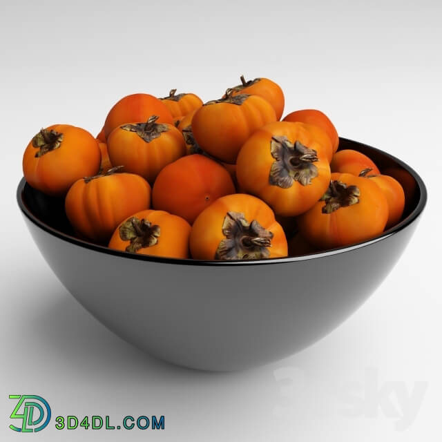 Food and drinks - persimmons BOWL