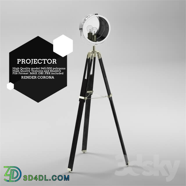 Floor lamp - Projector