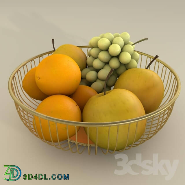 Food and drinks - Alessi bowl with fruits