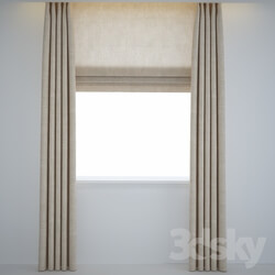 Curtain - Roman blind 
