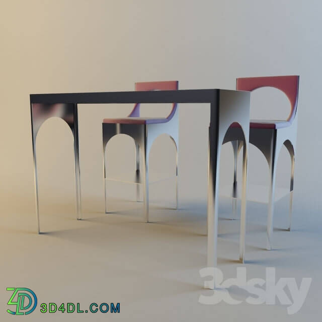 Table _ Chair - Bar stool and stand VISIONNAIRE