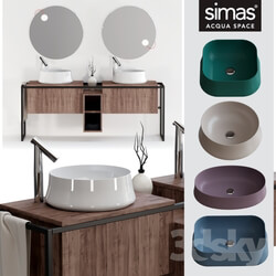 Bathroom furniture - Simas Sharp _amp_ Frame Set 