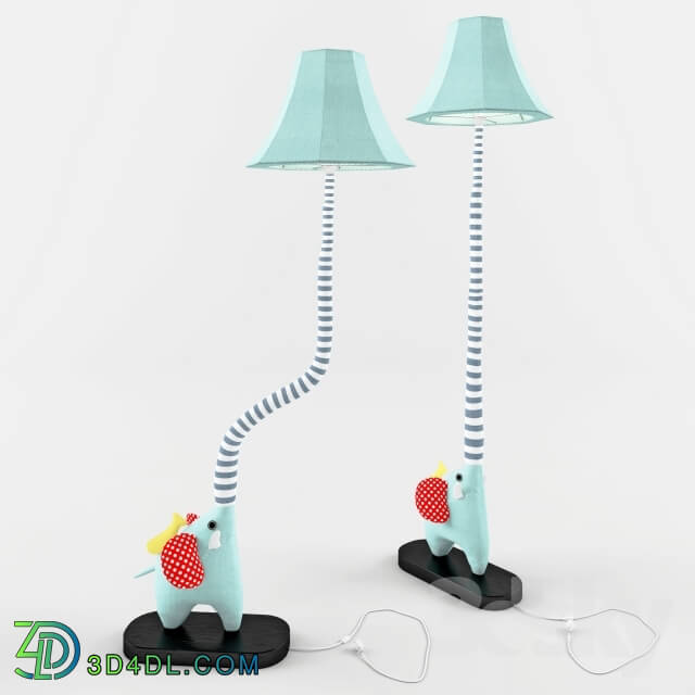 Floor lamp - Childrens floor lamp Elephant floor lamp