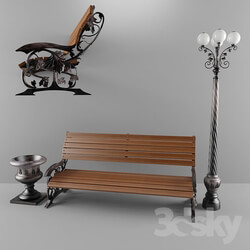 Other architectural elements - bench 