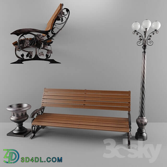 Other architectural elements - bench