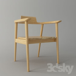 Chair - Oak wood chair 