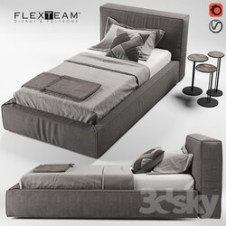 Bed - FLEXTEAM SLIM ONE bed _single_ 