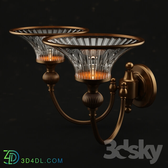 Wall light - wall brass lamp