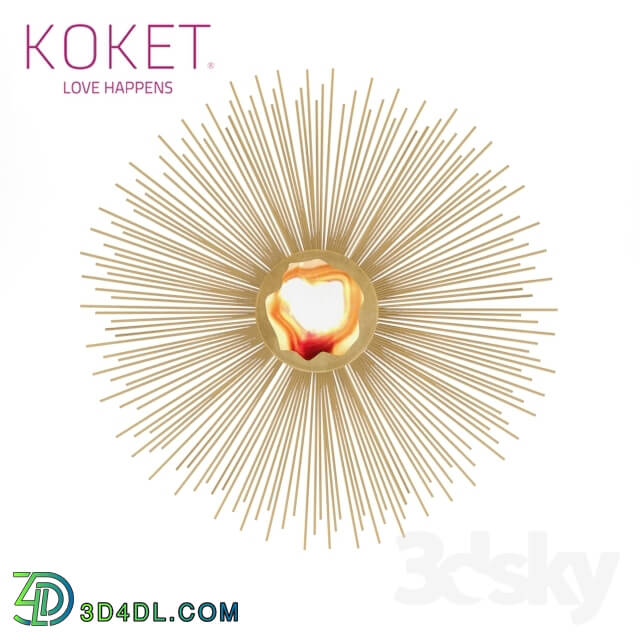 Wall light - Wall lamp Koket 2014 BRILLIANCE 2