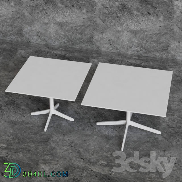 Table - Plank MISTER X table Mod. 9510-51 _70x70_ _Mod. 9511-51 _80x80_