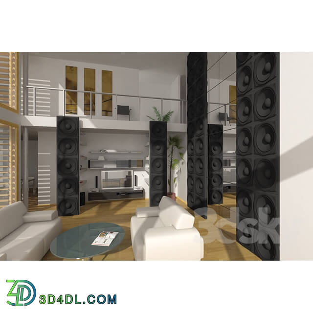 3D panel - Plaster 3d Sound panel from Artpole