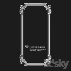 Decorative plaster - OM Architectural mirror ST 13 