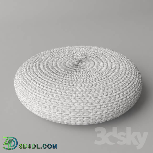 Other soft seating - Knitted pouf