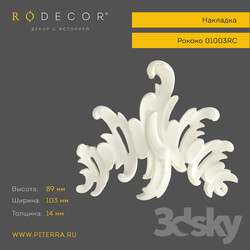 Decorative plaster - Cover plate RODECOR 01003RC 