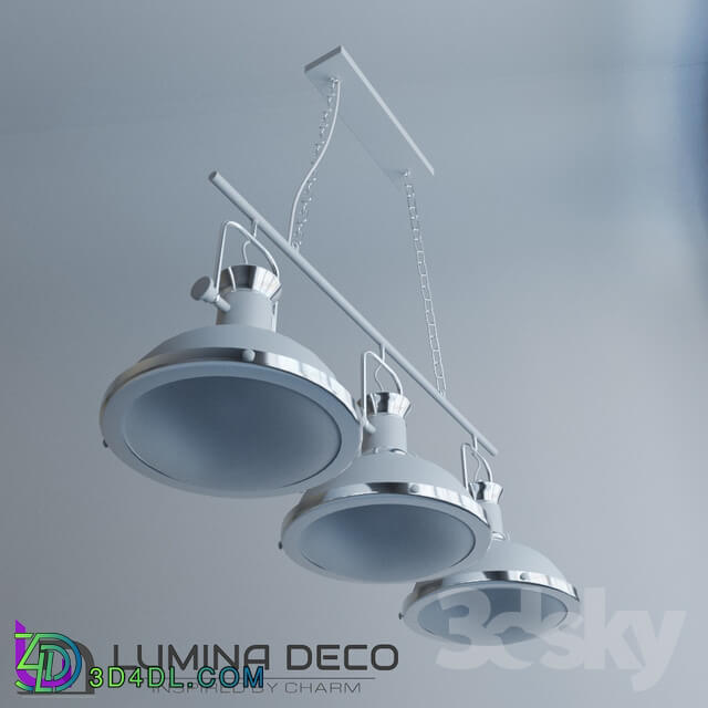 Ceiling light - _OM_ Pendant lamp Lumina Deco Batore white