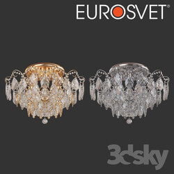 Ceiling light - OM Ceiling chandelier with crystal Eurosvet 10081_6 Crystal 