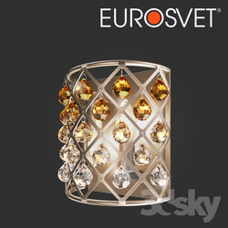 Wall light - OM Bra with Bogate__39_s 307_2 Perline Crystal 