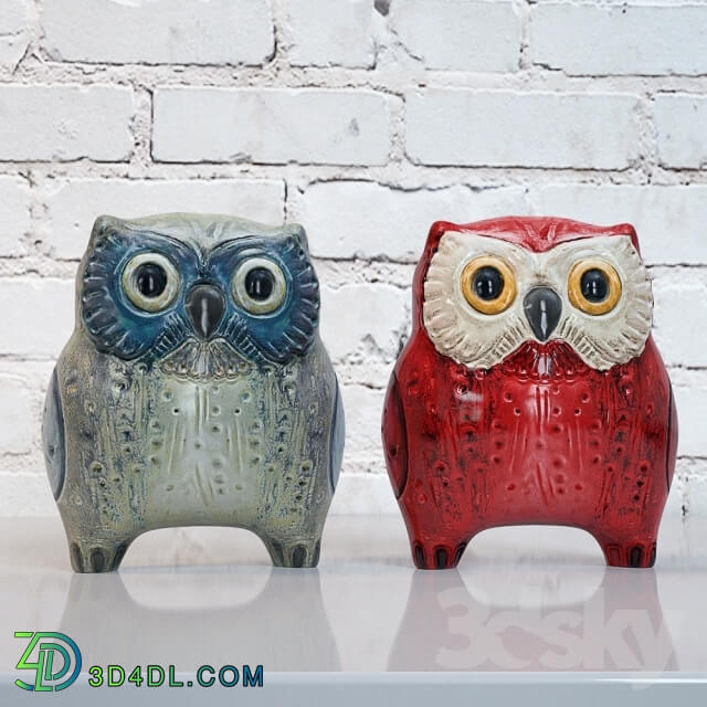 Other decorative objects - Owls from Lladro