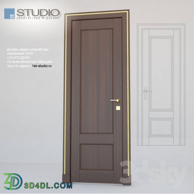 Doors - Interior door sk-001 d