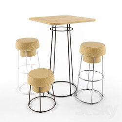 Table _ Chair - Bouchon Stool _amp_ Chair 