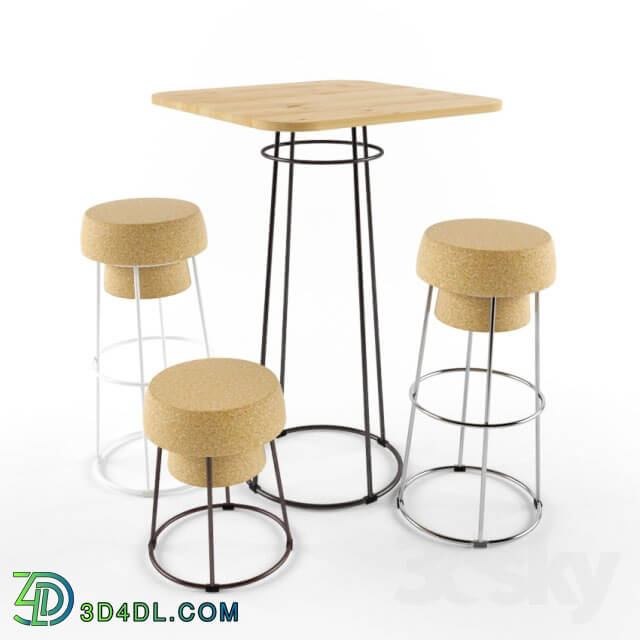 Table _ Chair - Bouchon Stool _amp_ Chair