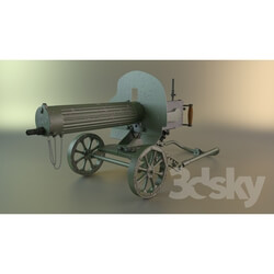 Weaponry - Machine-gun Maxim 1910 