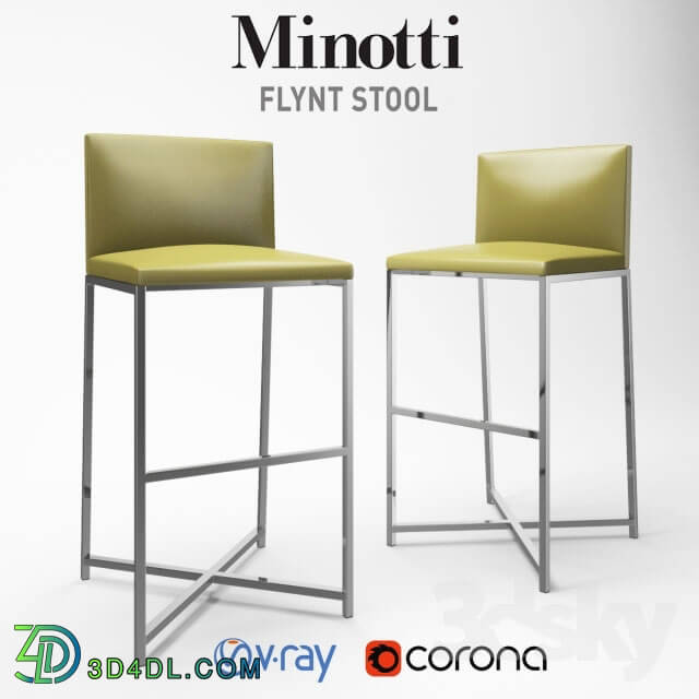 Chair - Chair Minotti Flynt Stool