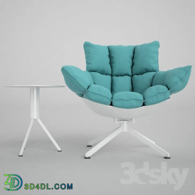 Arm chair - B_B Italia Husk Outdoor