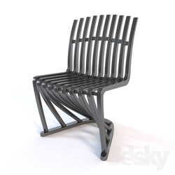 Chair - Stripe Chair by designer Joachim King 