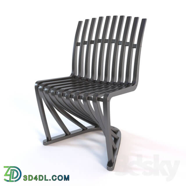 Chair - Stripe Chair by designer Joachim King