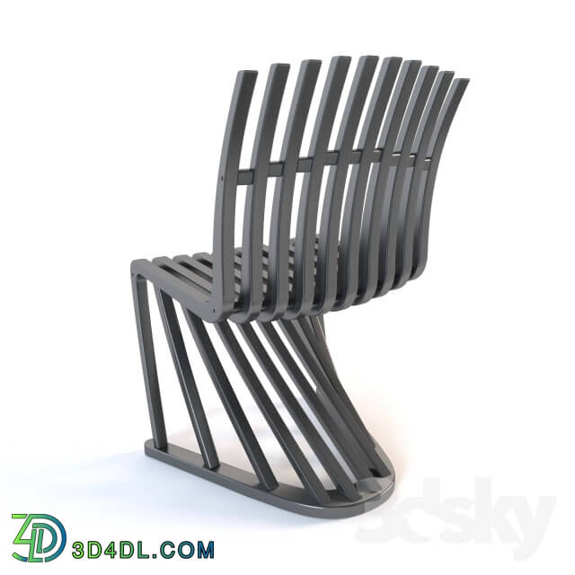 Chair - Stripe Chair by designer Joachim King