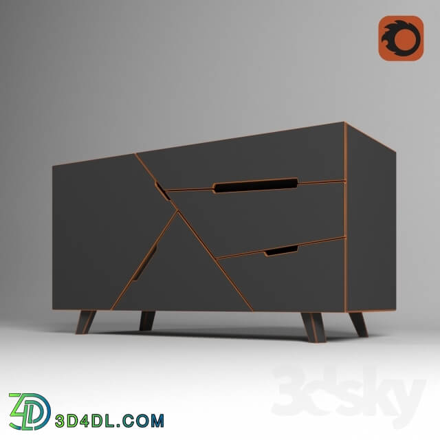 Sideboard _ Chest of drawer - TANGRAM Sideboard