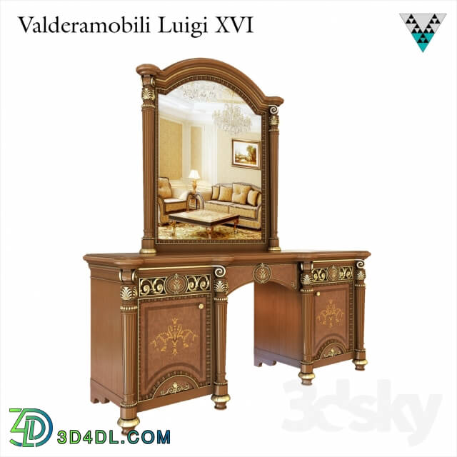 Other - Dressing table and mirror Valderamobili Luigi XVI