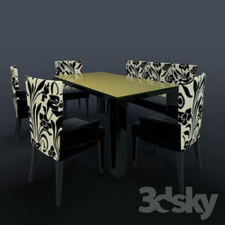 Table _ Chair - Dining group Malou_ Finkeldei. 