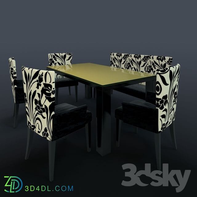 Table _ Chair - Dining group Malou_ Finkeldei.