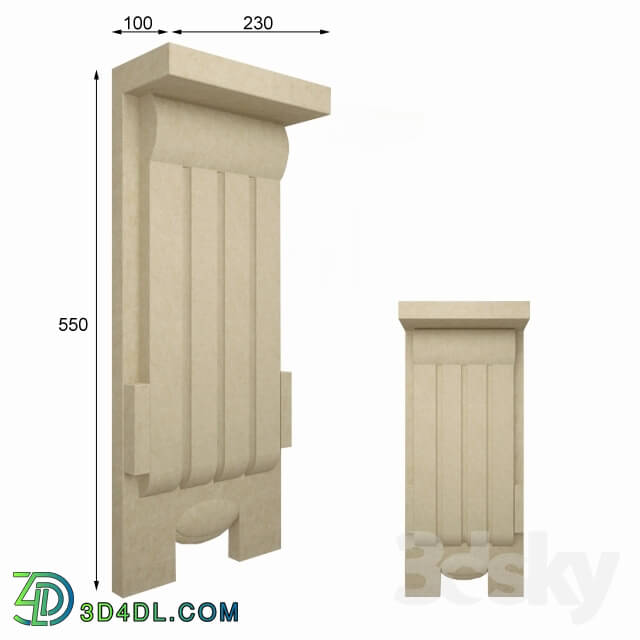 Decorative plaster - Bracket