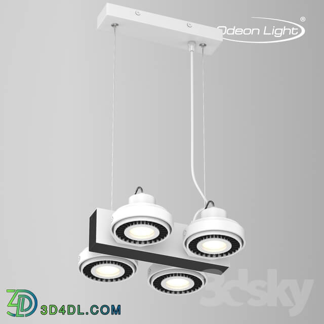 Ceiling light - Pendant lamp ODEON LIGHT 3490_4 SATELIUM