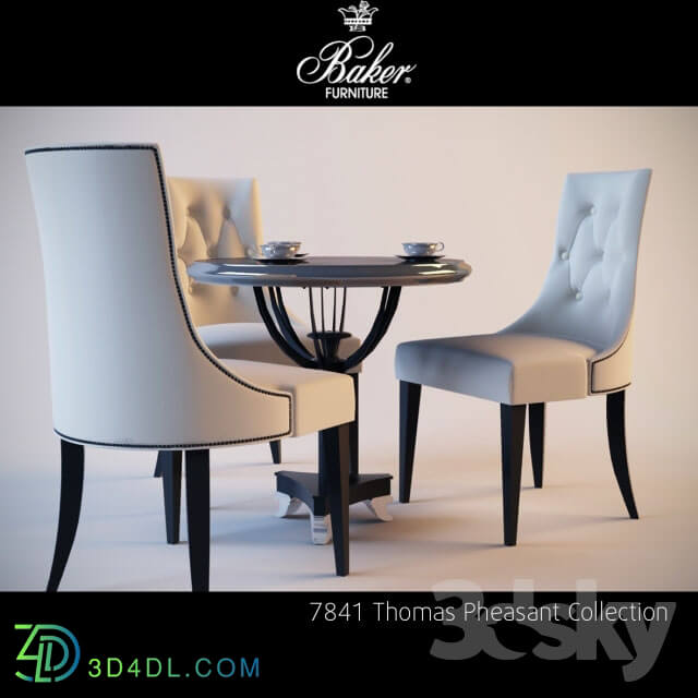 Table _ Chair - Baker Furniture_ Ritz Dining Chair 7841