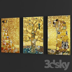 Frame - Triptych _quot_Tree of Life_quot_ Gustav Klimt 