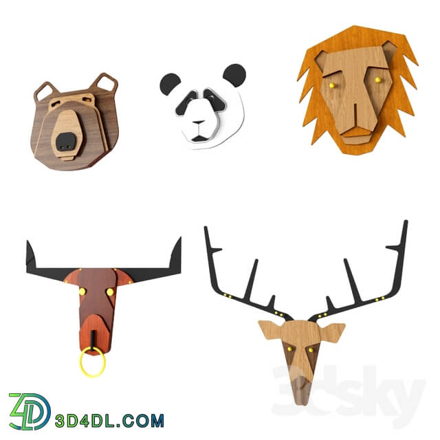 Other decorative objects - Animal Heads