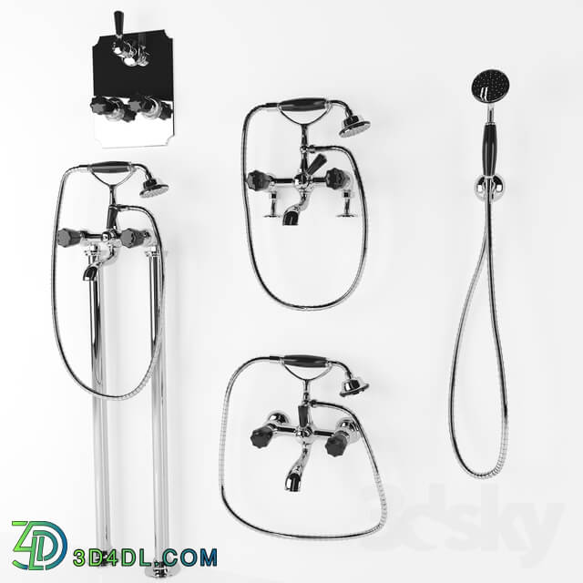 Faucet - Mixers Devon _ Devon Black morris - set02