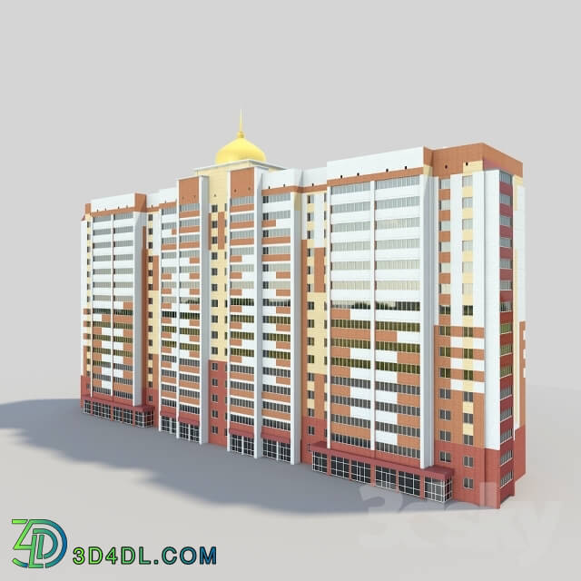 Building - 15-storey building with a dome