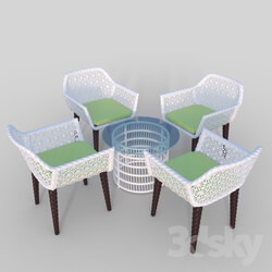 Table _ Chair - Table _ chair rattan 