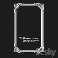 Decorative plaster - OM Architectural mirror ST 14 