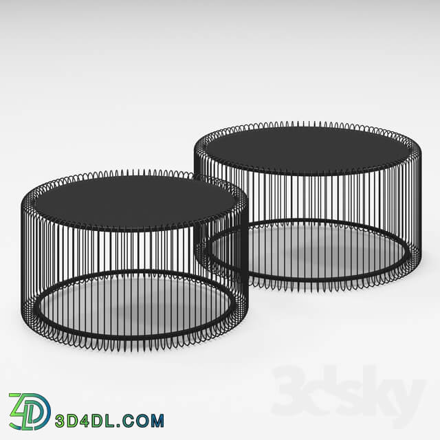 Table - Coffee Table Wire Black