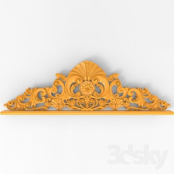 Decorative plaster - Headboard decor 