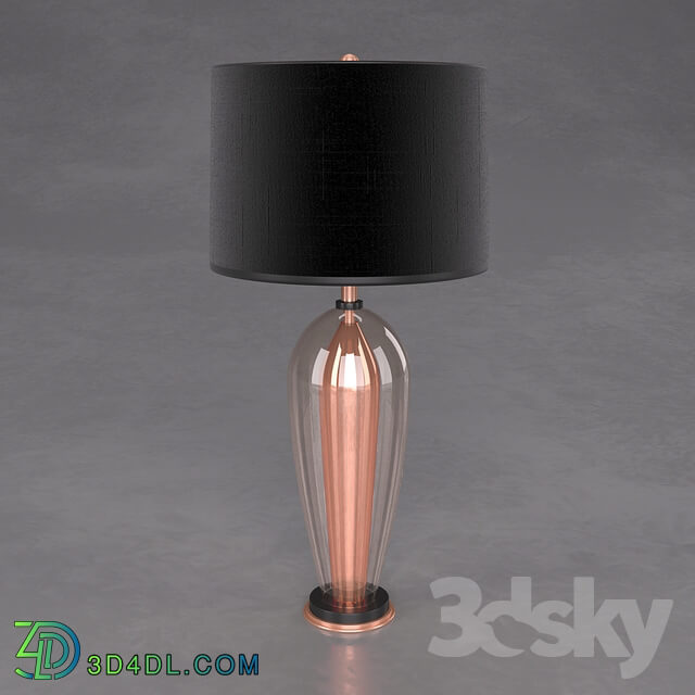 Table lamp - Petite Concave Rose Gold